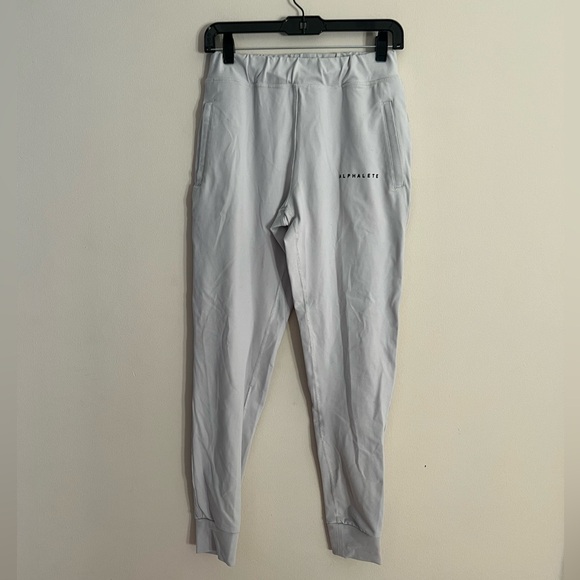 Alphatete woman’s light gray leggings joggers - Picture 1 of 11